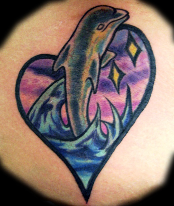 Dolphin Hip Tattoos
